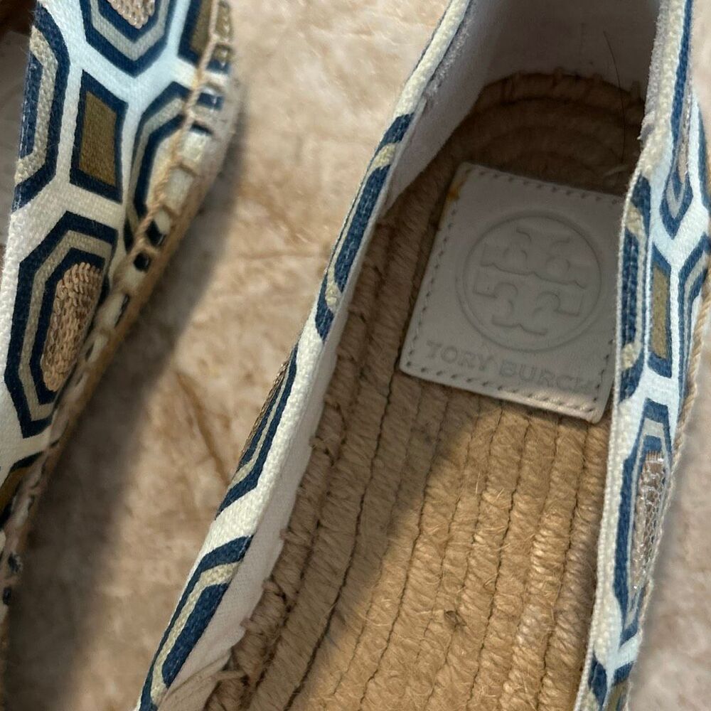 Tory Burch Sequined Espadrilles Size 7 NWOT - Picture 8 of 9